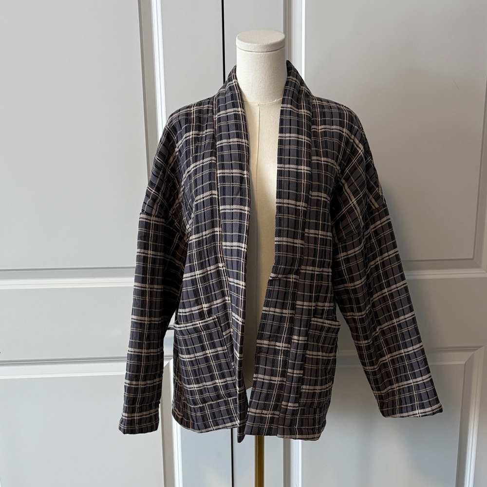 Autres Filles open quilted blazer